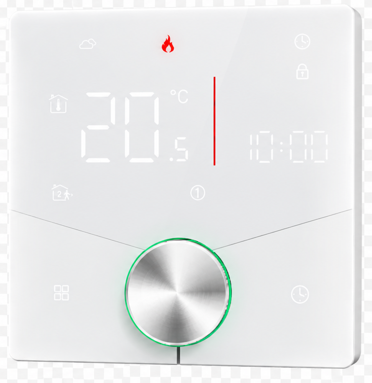 PIERRE T2 - Dry Contact Thermostat (110-230V AC, White)