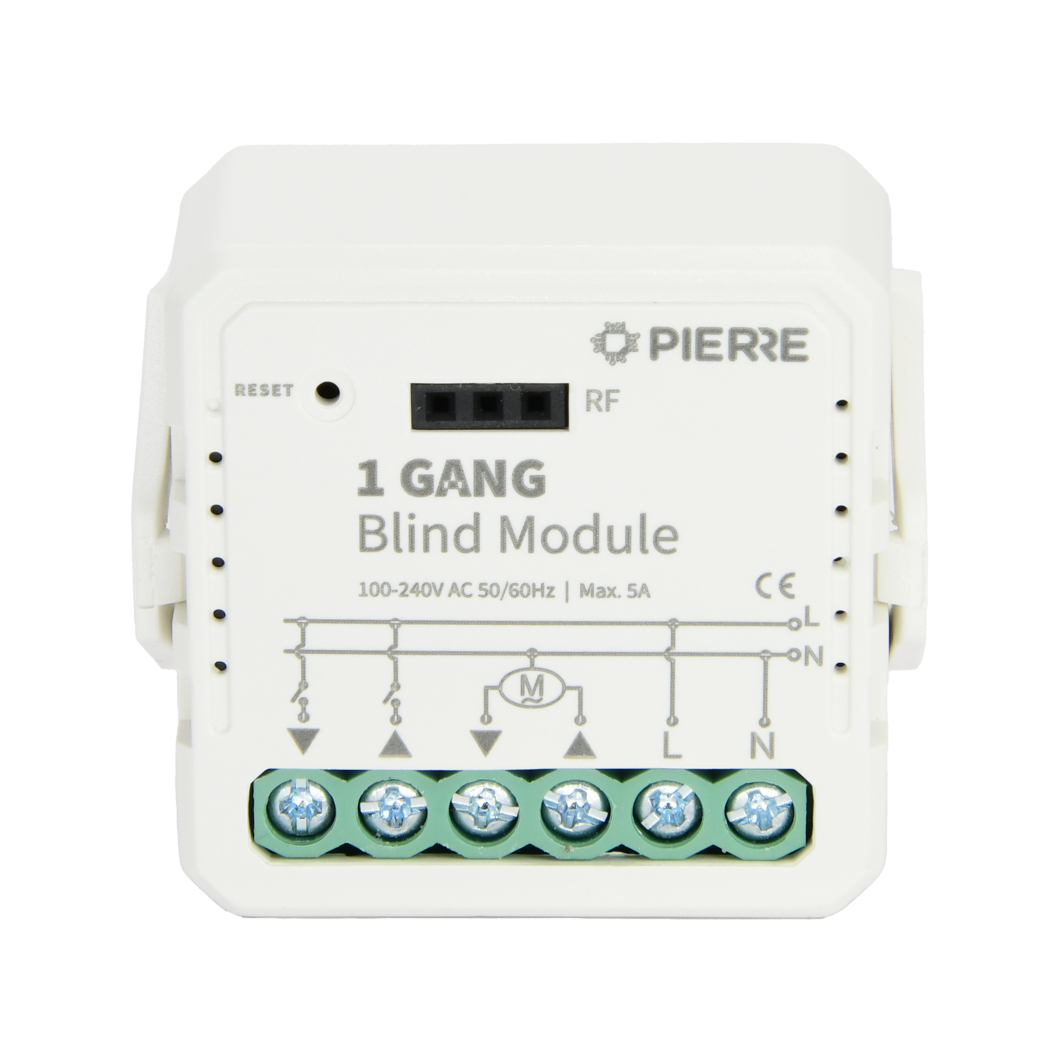 1 Gang Blind/Curtain Module (L+N)
